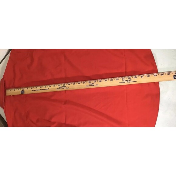 PROJEK RAW Men's Red Tech Design Bottom Up Short Sleeve Stretch Shirt Sz Medium - Picture 14 of 14